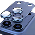 iPhone 17 Pro Max / Pro Ultra-Thin Metal Camera Lens Protector Camera Lens Protector P3 Blue For iPhone 17 Pro