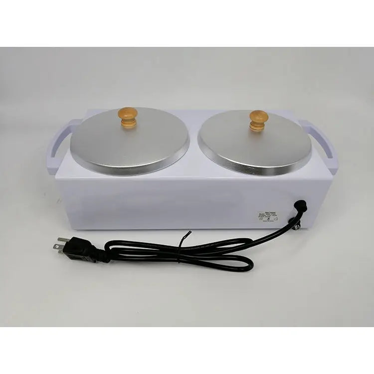 Dual Pot Wax Heater 1000cc – Professional Hair Removal Warmer Wax Heater Warmer P3
