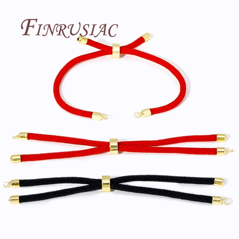 18K Gold Plated Adjustable Milan Rope DIY Bracelet Chain DIY Bracelet Chain P3