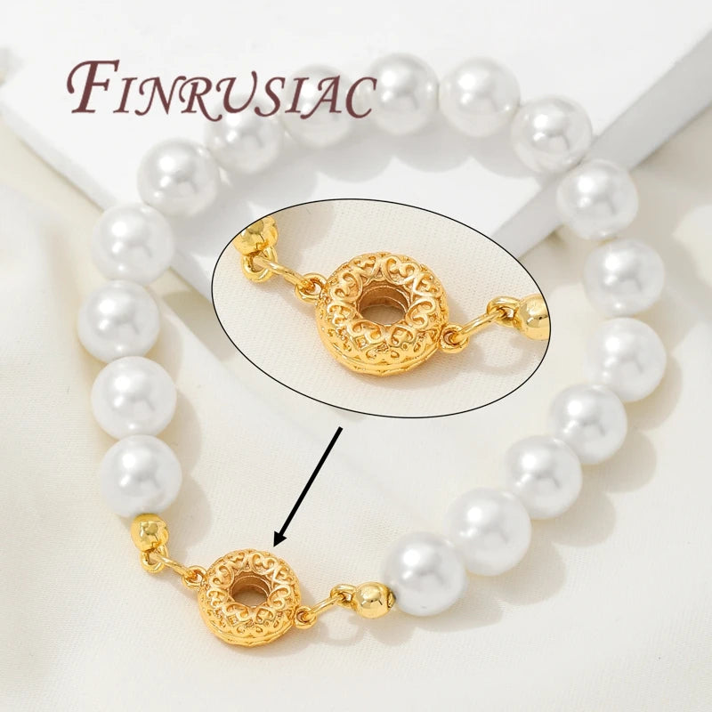 18K Gold Plated Round Connectors – DIY Jewelry Findings Jewelry Connectors P3