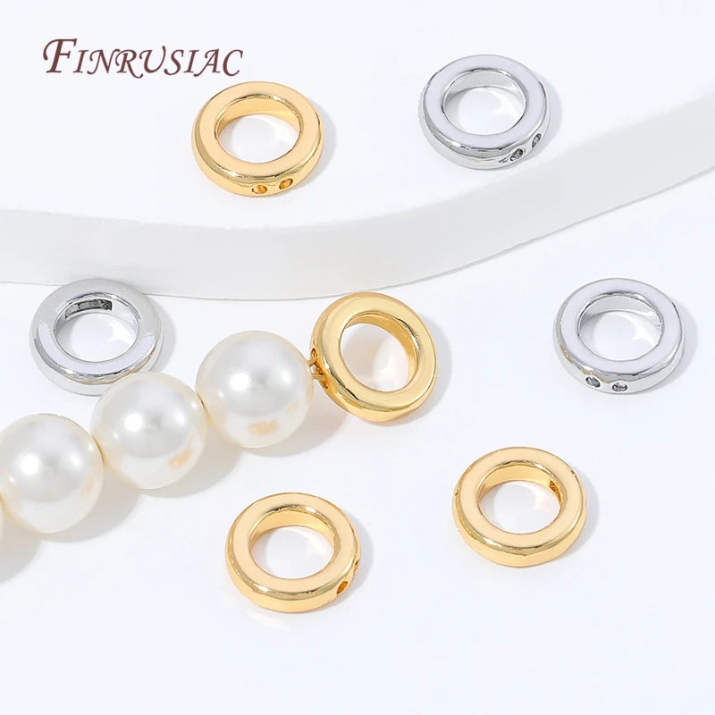 18K Gold Plated Brass Cord End Beads – 4mm DIY Jewelry Findings Jewelry Findings P3