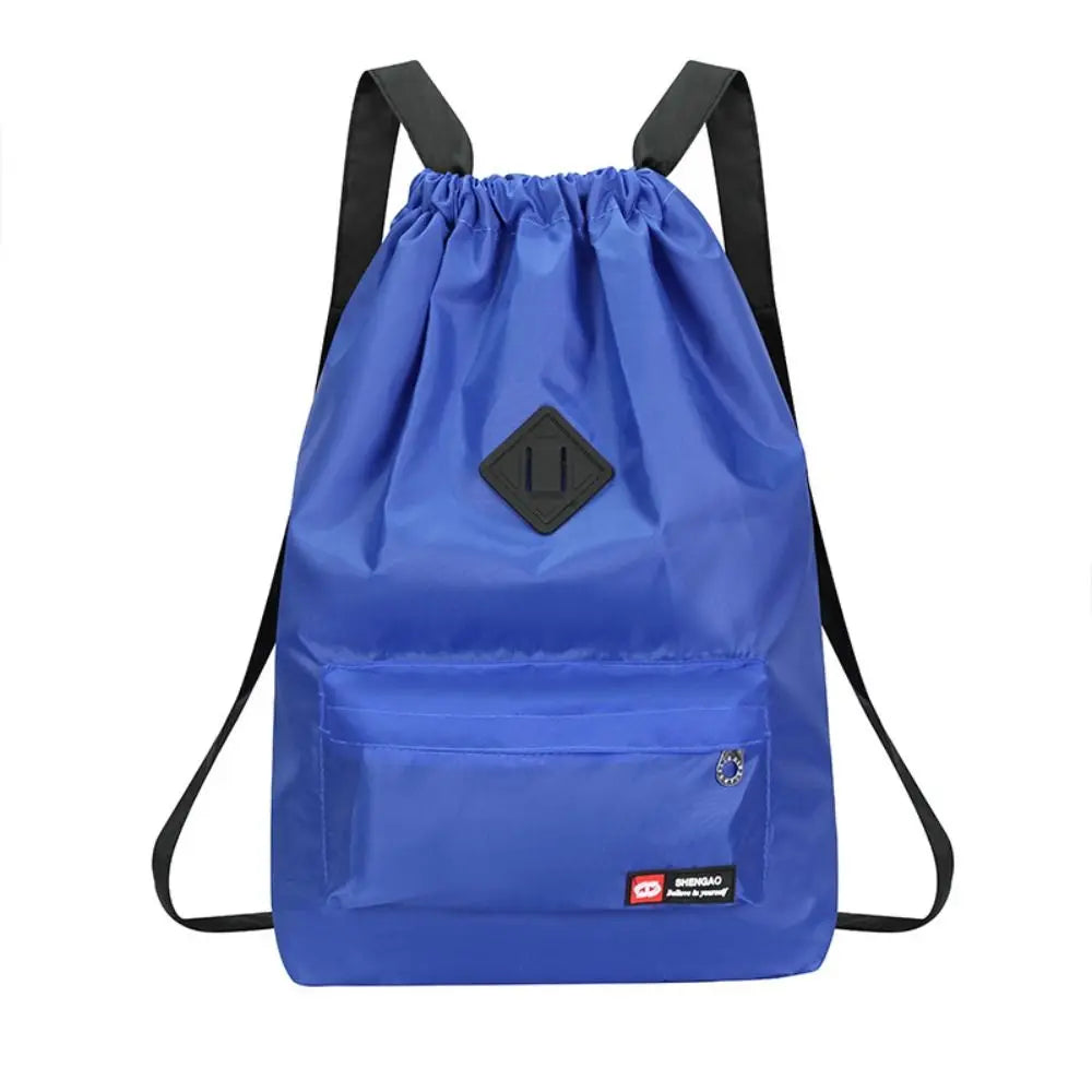 Women's Large Capacity Waterproof Drawstring Backpack Drawstring Backpack P3 blue