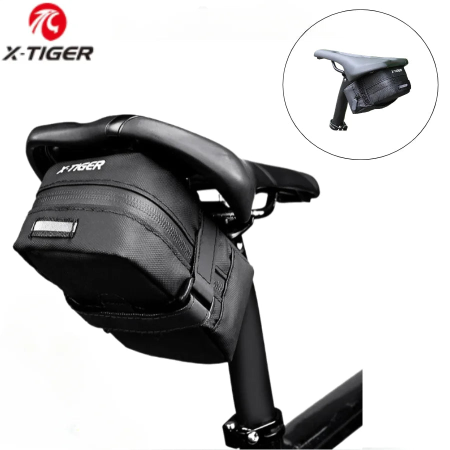 X-TIGER Waterproof Bike Saddle Bag | 0.7L Bicycle Tail Bag Bicycle Saddle Bag P3