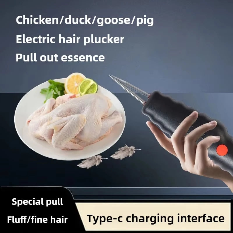 Electric Handheld Poultry Feather Remover – Chicken Duck Goose Poultry Feather Plucker P3