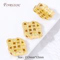 18K Gold Plated Chinese Knot Spacer Beads | DIY Jewelry Charms Jewelry Spacer Beads P3 18K Gold Plated 3 pcs