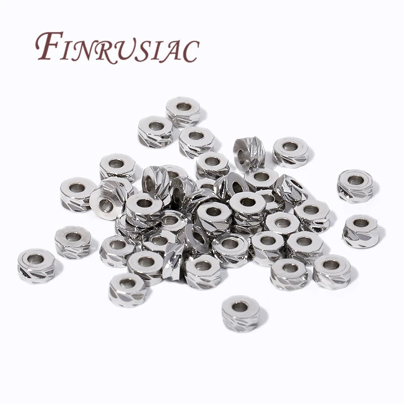 18K Gold Plated Round Spacer Beads 4/5/6mm – DIY Jewelry Jewelry Spacer Beads P3