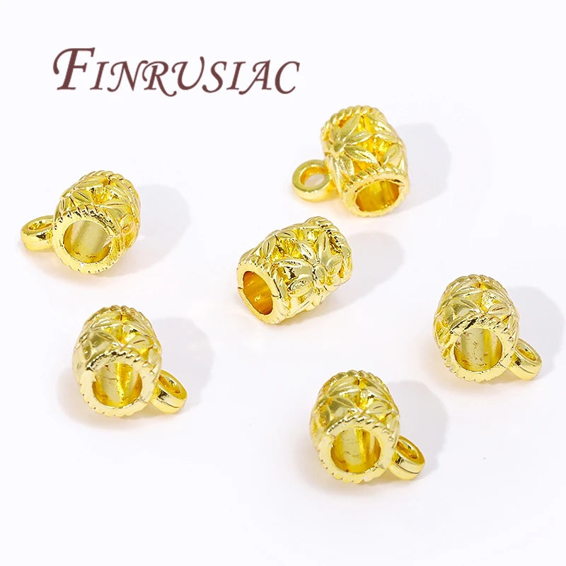 18K Gold Plated Pendant Connector Bails 20pcs | DIY Jewelry Jewelry Findings P3