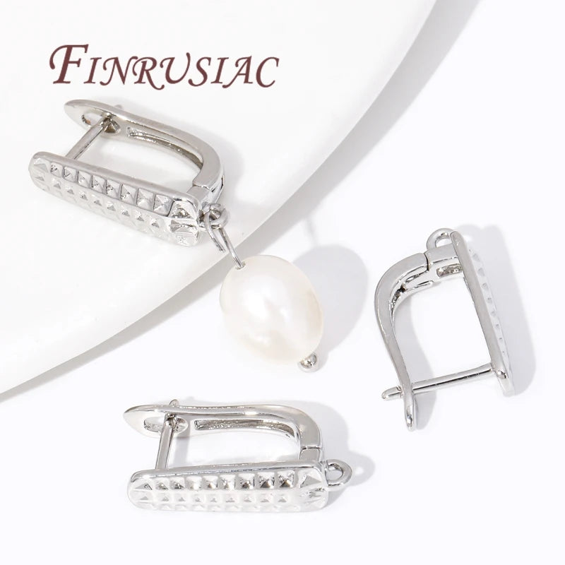 18K Gold Plated Brass Earring Hooks Findings – DIY Jewelry Earring Hook Findings P3