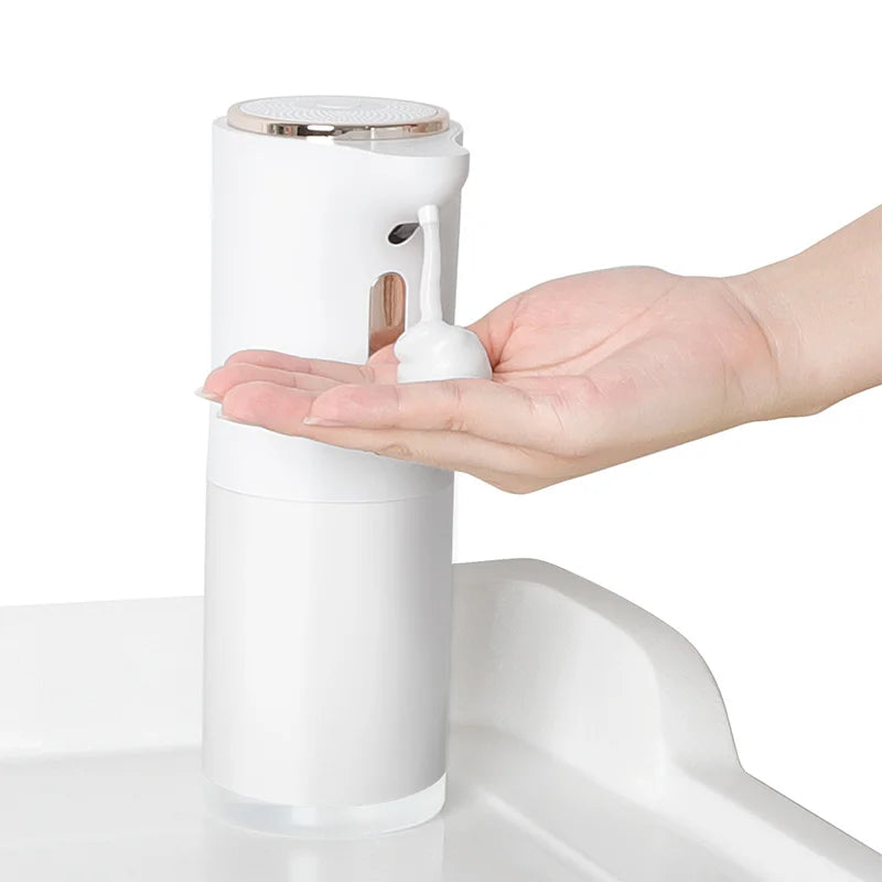 Touchless Foam Soap Dispenser – USB Rechargeable, 3-Level Sensor Foam Soap Dispenser P3 Beige