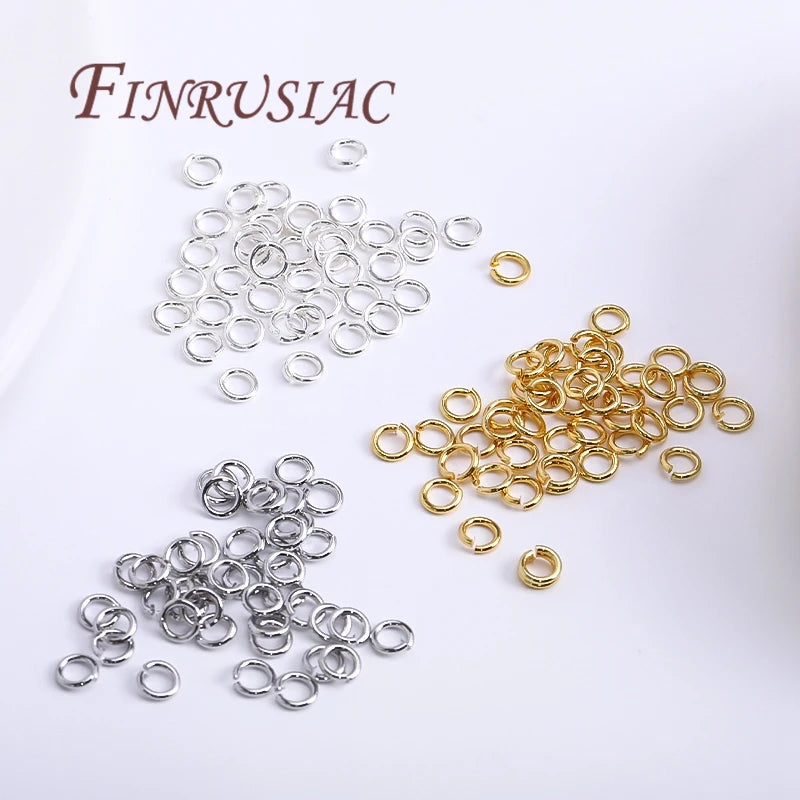 18K Gold Plated Crimp Beads, End Caps & Lobster Clasps Jewelry Findings P3
