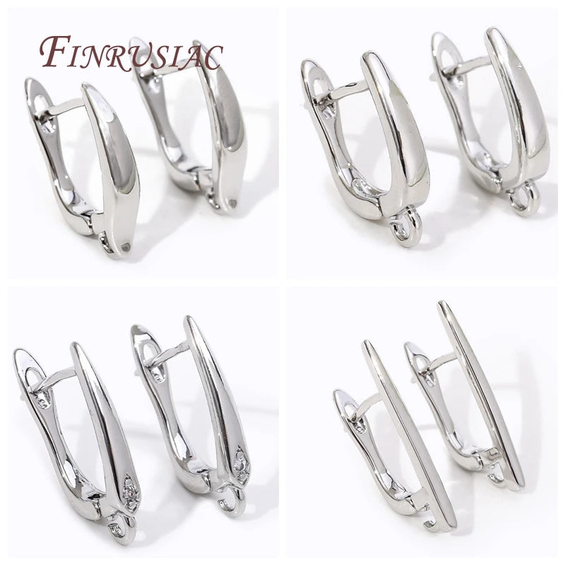 18K Gold Plated Earring Hooks – DIY Copper Earwire Findings Earring Hooks Findings P3