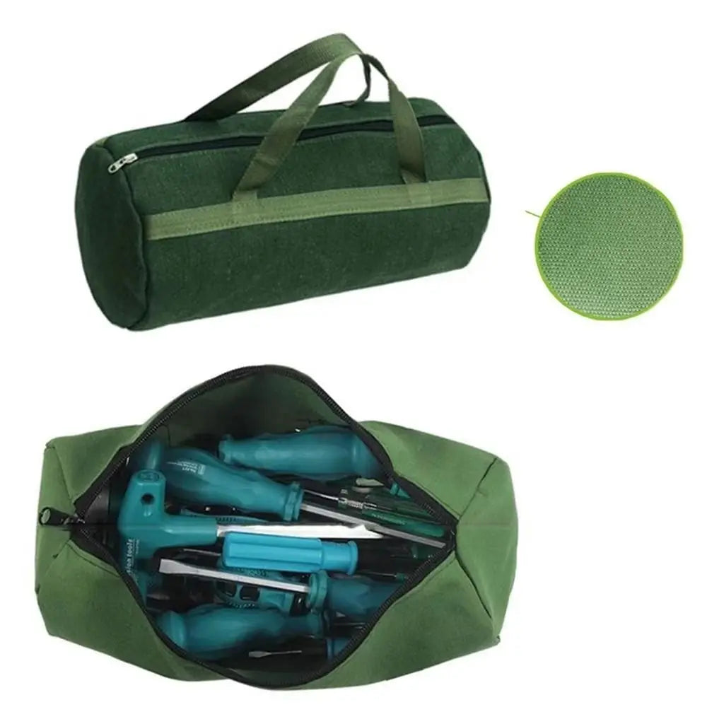 Large Canvas Tool Bag – Heavy-Duty Portable Hardware Organizer Canvas Tool Bag P3