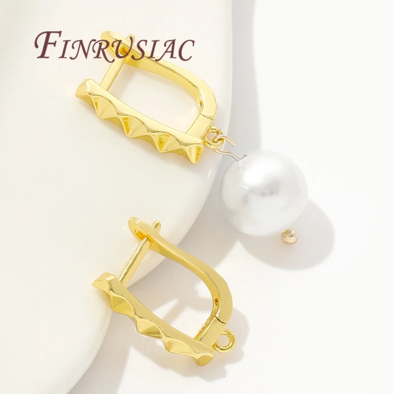 18K Gold Plated Earring Fasteners | DIY Jewelry Findings Earring Jewelry Findings P3