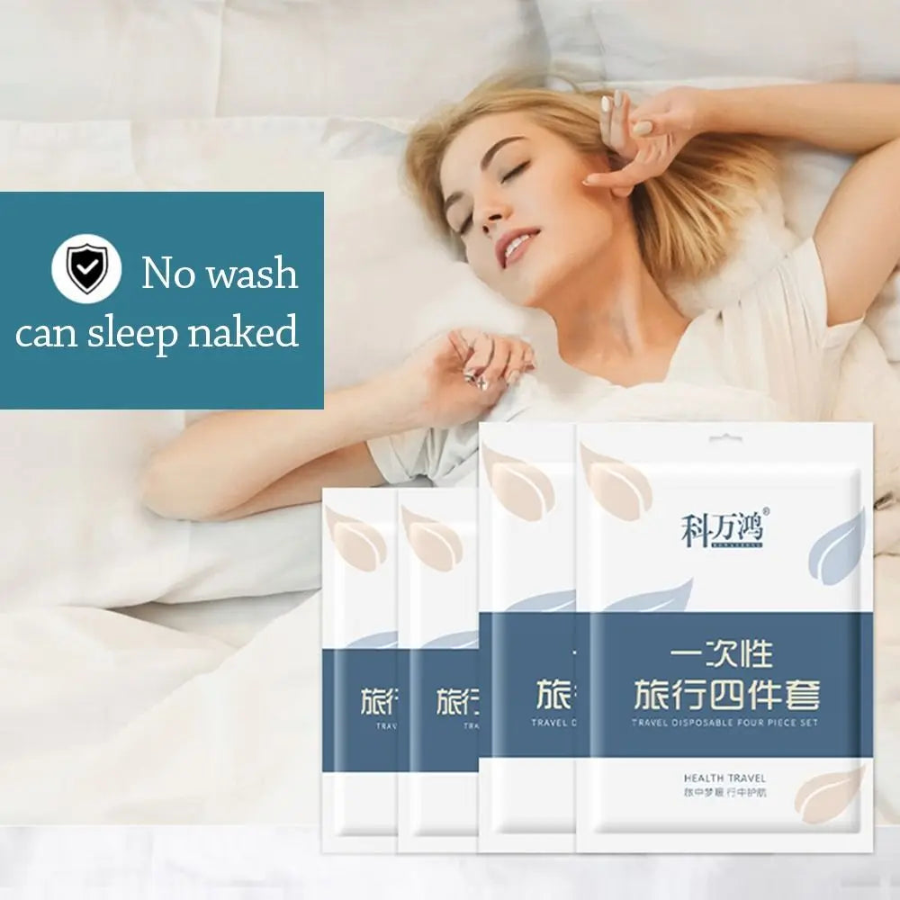 Disposable Travel Bedding Set – Sheet, Duvet Cover & Pillowcase Disposable Bedding Set P3