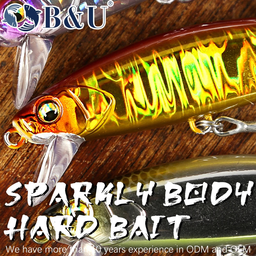 B&U 82S 27g Sinking Minnow Saltwater Hard Lure | Long Cast Saltwater Fishing Lure P3