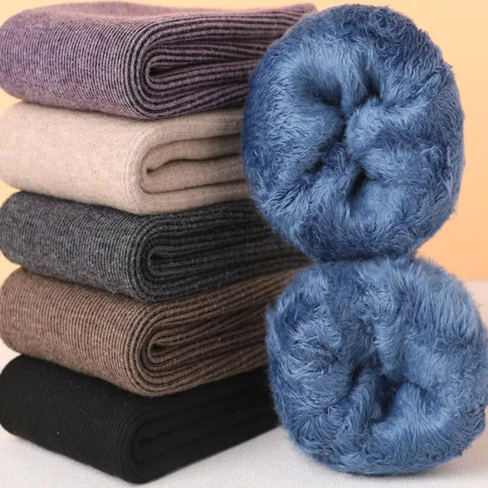 Thick Winter Snow Socks – Warm Plush Cotton Unisex One Size Winter Socks P3