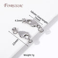 18K Gold Plated Brass Lobster Clasps – DIY Jewelry Findings Jewelry Clasps P3 Rhodium Plated 3 Pieces