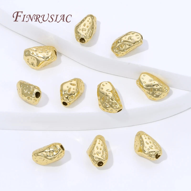 18K Gold Plated Spacer Beads for DIY Jewelry Making | 4/8 Pcs Jewelry Spacer Beads P3