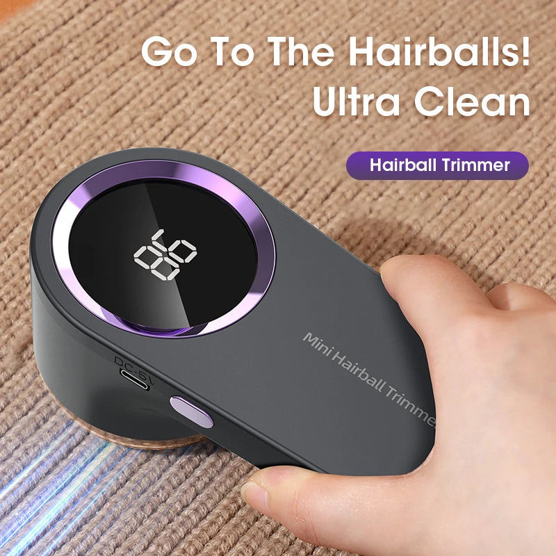 Electric Lint Remover Fabric Shaver – Rechargeable LED Display Electric Fabric Shaver P3