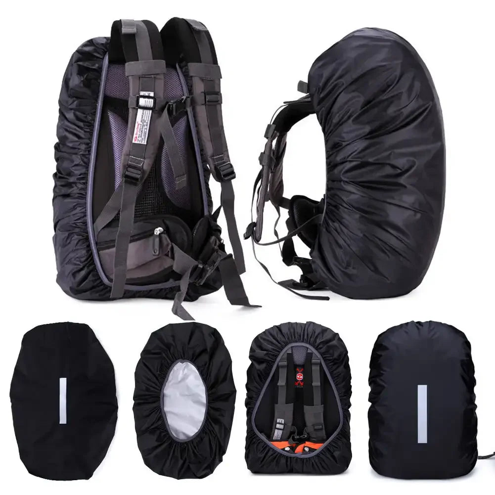Reflective Waterproof Backpack Rain Cover 30–40L | Hiking Backpack Rain Cover P3