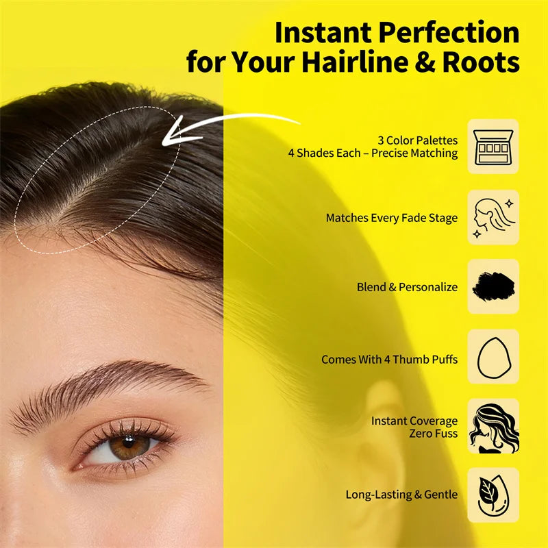 Sevich Waterproof Root Concealer Powder – Grey Coverage Touch-Up Hair Root Concealer P3