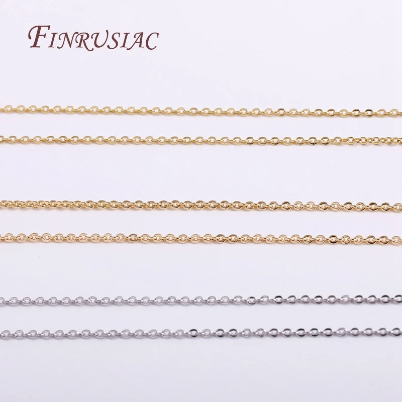 18K Gold Plated Adjustable Brass Chain – Jewelry Making Supply Jewelry Making Chain P3