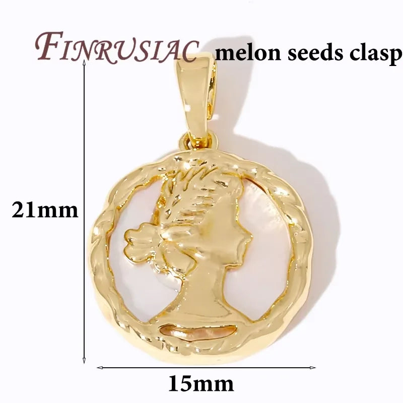 18K Gold Plated Shell Butterfly Charms | DIY Jewelry Pendants Jewelry Pendant Charms P3 18K Real Gold Plated 1 piece