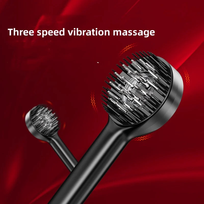 Electric Scalp Massager Brush – Red Light & Oil Applicator Scalp Massager Brush P3