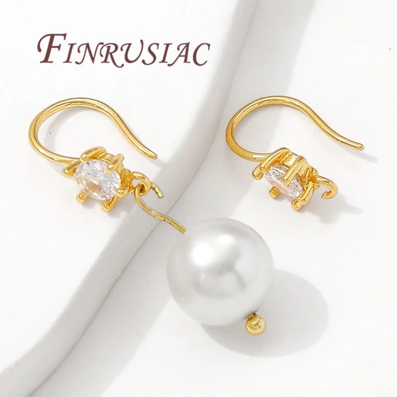 18K Gold Plated French Hook Earwires | DIY Jewelry Findings Earring Hooks Findings P3