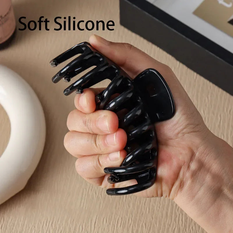 Soft Silicone Hair Claw Clip – Waterproof Crab Barrette Hair Claw Clip P3