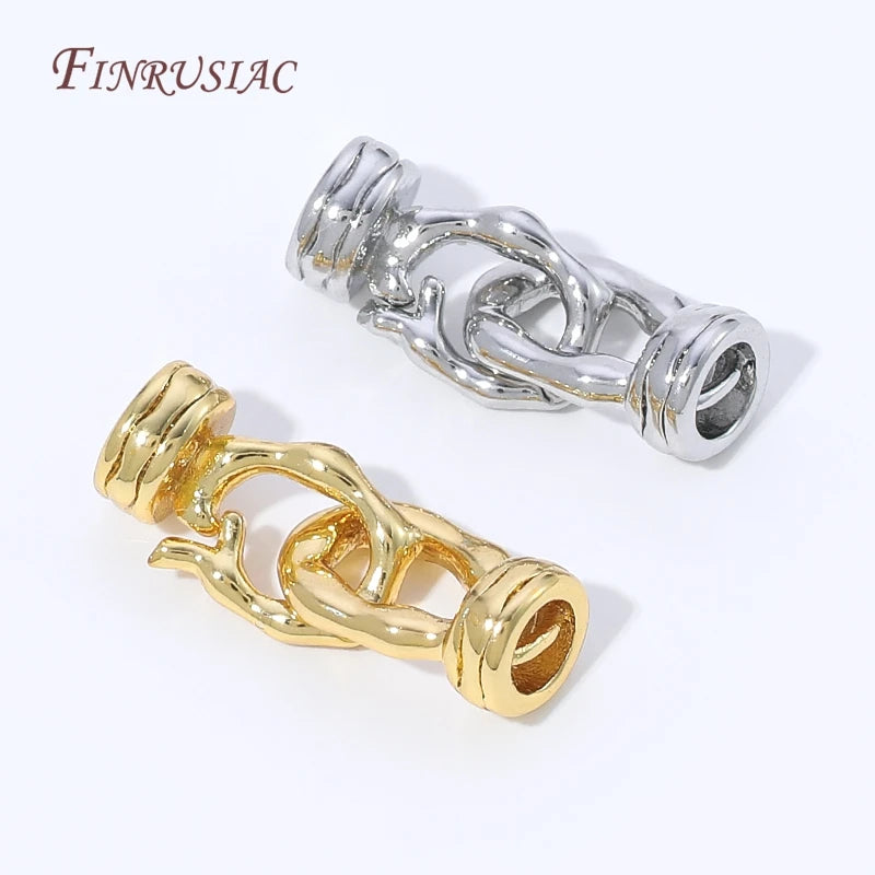18K Gold Plated Pearl Clasp Connectors – DIY Jewelry Findings Jewelry Clasp Findings P3
