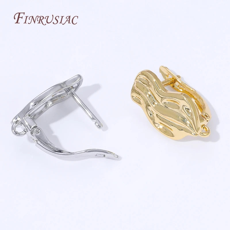 18K Gold Plated Leverback Earring Clasps & French Ear Hooks Earring Clasps Findings P3