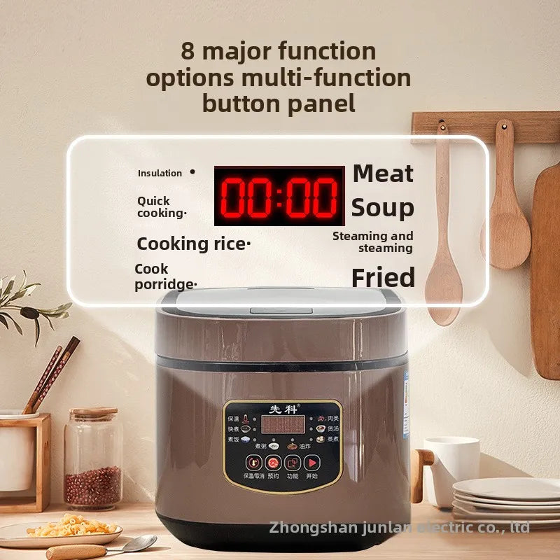 DUTRIEUX 5L Smart Electric Rice Cooker – Digital Timer, Non-Stick Electric Rice Cooker P3