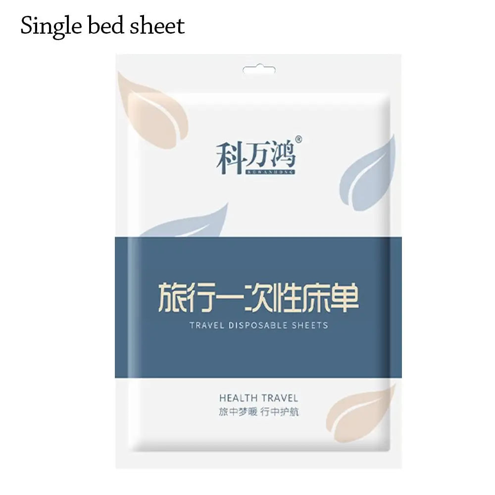 Disposable Travel Bedding Set – Sheet, Duvet Cover & Pillowcase Disposable Bedding Set P3 -Single bed sheet