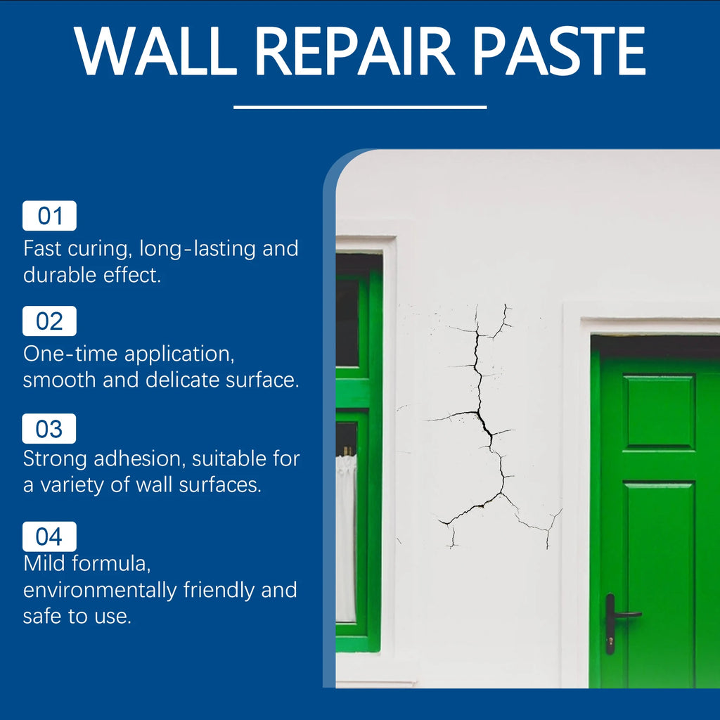 Wall Repair Paste – Quick-Dry Spackle Filler with Scraper Wall Repair Spackle P3