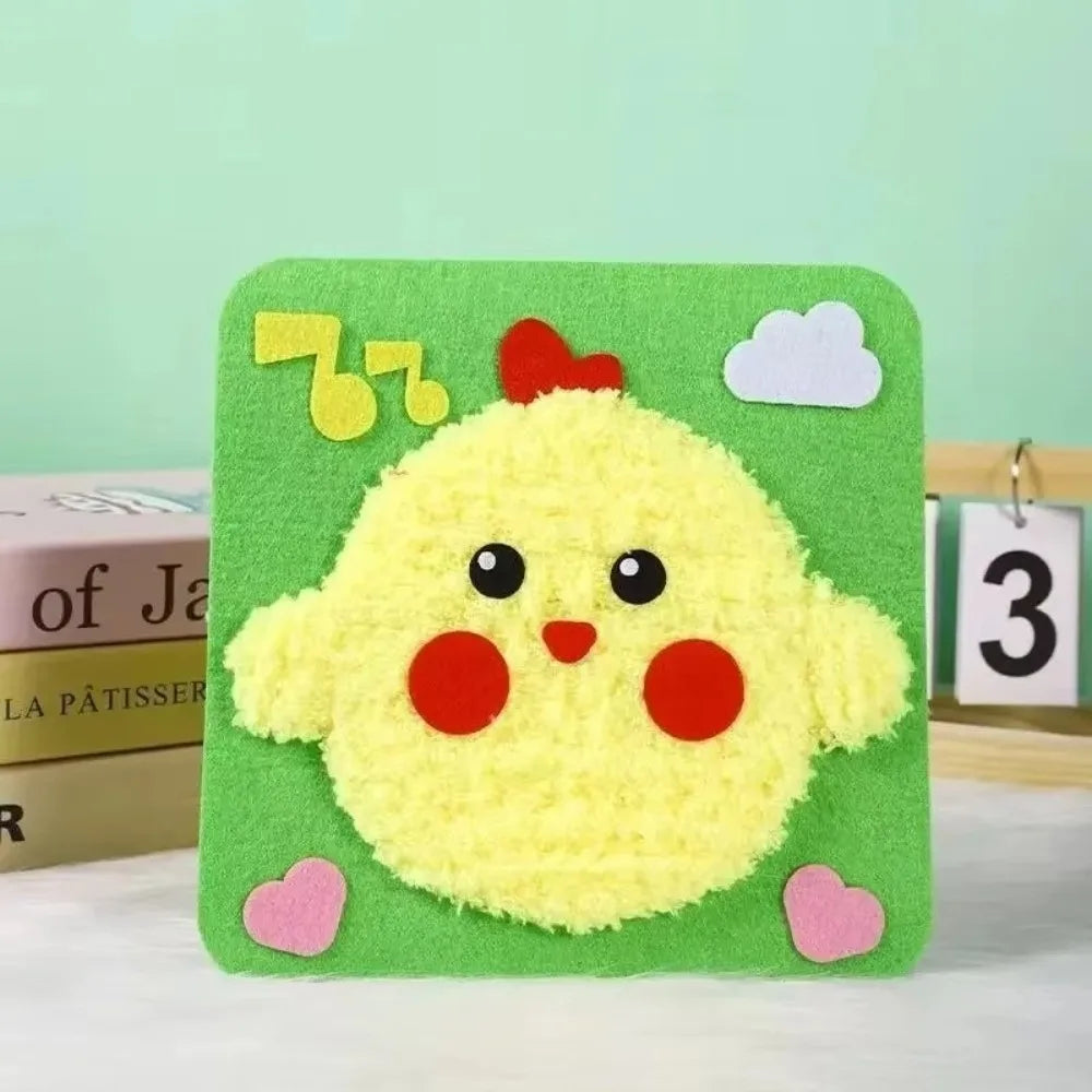 DIY Embroidery Doll Set – Kids Needle & Thread Craft Kit Kids Embroidery Craft Kit P3 Chicken