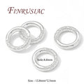 18K Gold Plated Round Connector Rings – DIY Jewelry Making Jewelry Connector Rings P3 Silver Plated 10 pieces