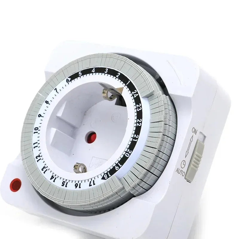 24-Hour Mechanical Countdown Timer Switch – EU Plug Indoor Socket Mechanical Timer Switch P3