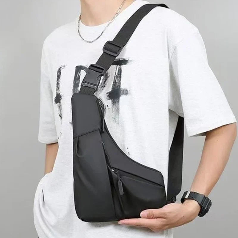 Men's Triangle Sling Bag – Large Capacity Crossbody Chest Pack Crossbody Sling Bag P3