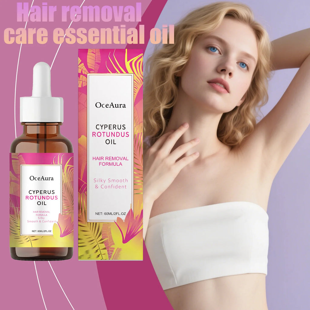 OceAura Hair Removal Care Essential Oil – Moisturizing 60ml Hair Removal Oil P3