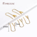 18K Gold Plated Earring Hooks Ear Wire | DIY Jewelry Making Jewelry Findings P3 18K Real Gold Plated 6 pairs