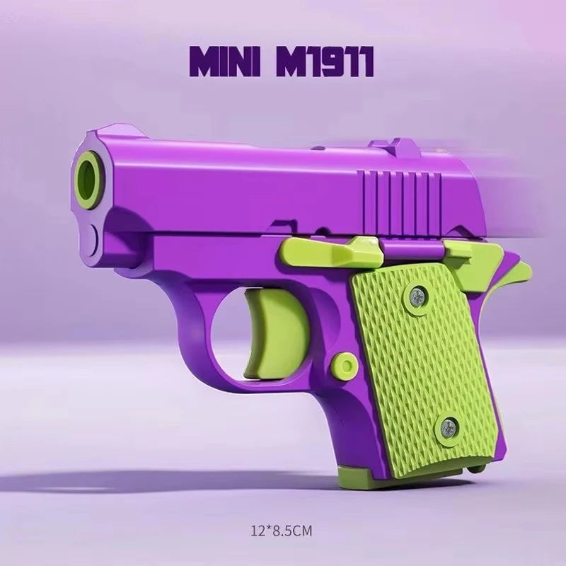 3D Printed Gravity Mini Fidget Pistol Toy | Novelty Gift Novelty Fidget Toy P3