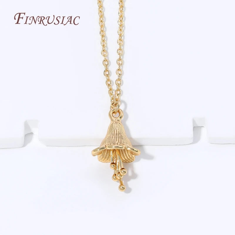 18K Gold Plated Jellyfish Charm – Brass Marine DIY Pendant DIY Jewelry Charm P3