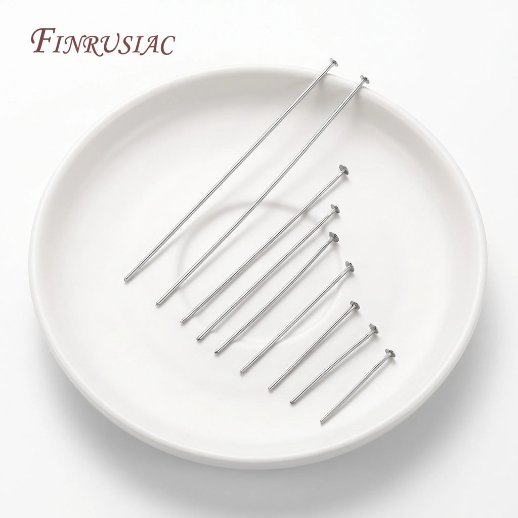 50Pcs 18K Gold Plated Flat Head Pins for DIY Jewelry Making Jewelry Making Pins P3