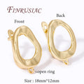 18K Gold Plated Baroque Earring Hooks for DIY Jewelry Making Earring Hook Findings P3 18K Real Gold Plated 3 pairs