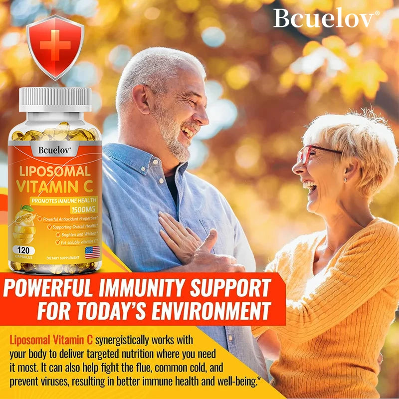 STRESSXCEL Liposomal Vitamin C Capsules | Antioxidant & Skin Vitamin C Supplement P3