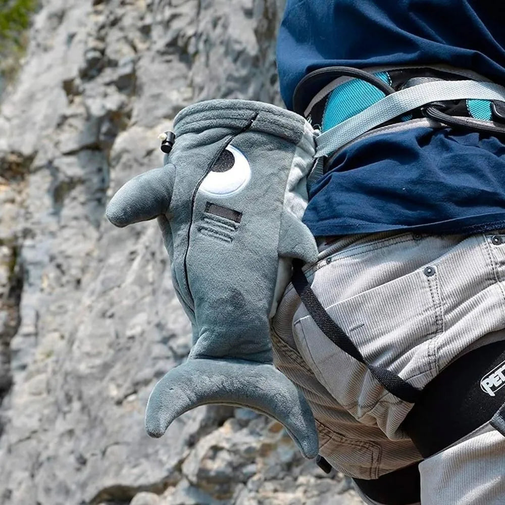 Sloth & Shark Chalk Bag | Flannel Climbing Bouldering Bag Climbing Chalk Bag P3