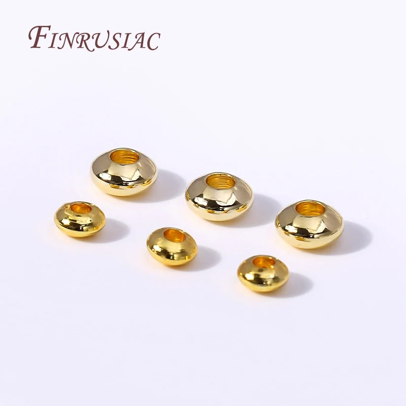 18K Gold Plated Abacus Spacer Beads | DIY Jewelry Making Jewelry Spacer Beads P3