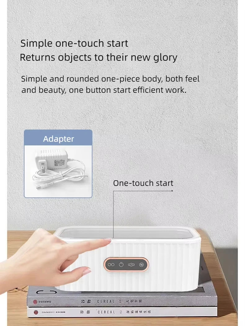 400ml Ultrasonic Cleaner | Eyeglasses & Jewelry | 45kHz Ultrasonic Cleaner P3
