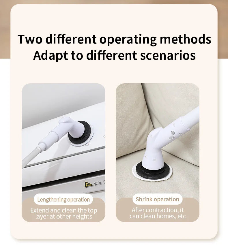 Wireless Electric Cleaning Brush – Telescopic Long Handle Electric Cleaning Brush P3